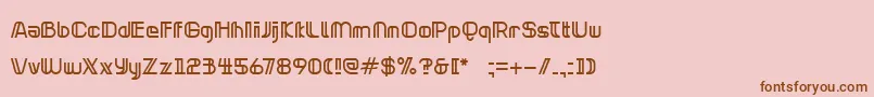 En savoir plus sur la police NeonclipperNormal Police NeonclipperNormal – polices brunes sur fond rose
