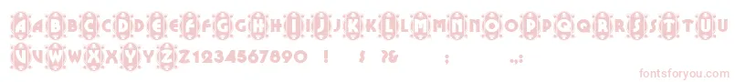 Cameoappearance Font – Pink Fonts on White Background