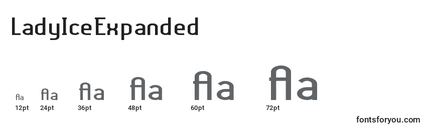 LadyIceExpanded Font Sizes