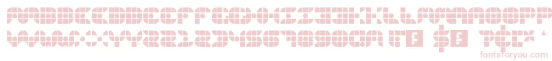 Gridder Font – Pink Fonts on White Background