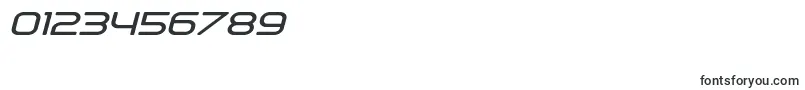 フォントDownlinkItalic – 数字と数値のためのフォント