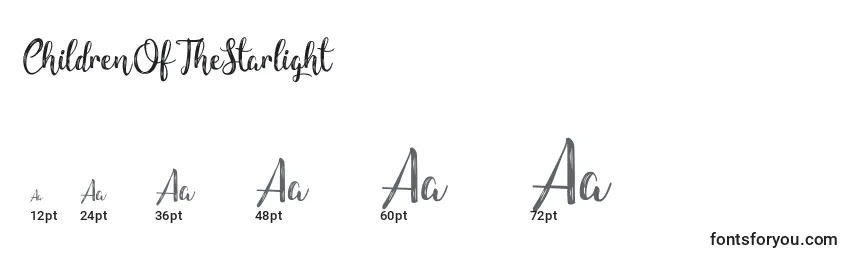 ChildrenOfTheStarlight Font Sizes