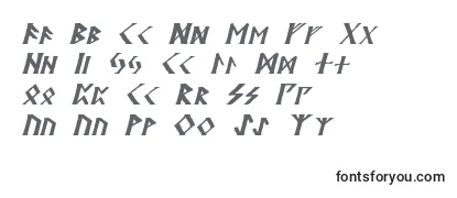 Обзор шрифта KehdraiItalic