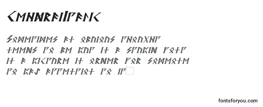 Обзор шрифта KehdraiItalic