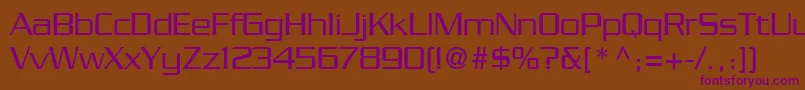 BoostLightSsiLight Font – Purple Fonts on Brown Background