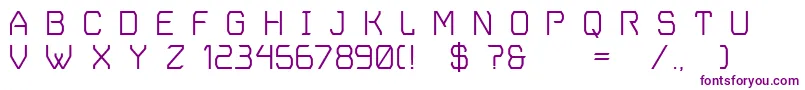 VoyagerGrotesque Font – Purple Fonts on White Background