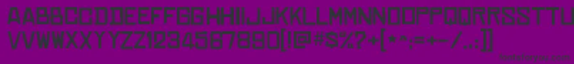 ChineserocksxpRegular-fontti – mustat fontit violetilla taustalla