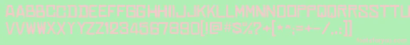 ChineserocksxpRegular Font – Pink Fonts on Green Background