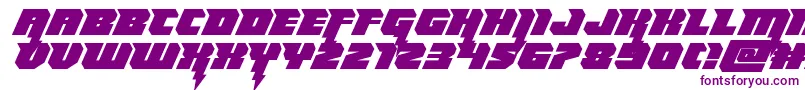 Thundertitanexpand-fontti – violetit fontit