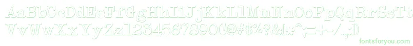 NeobulletinBeveled Font – Green Fonts