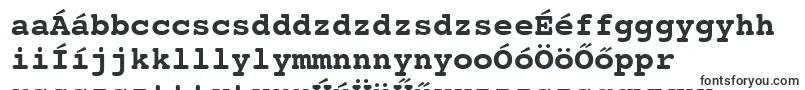 Courier10PitchBoldWin95bt-fontti – unkarilaiset fontit