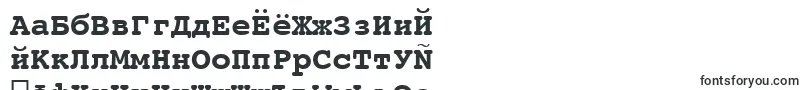 Courier10PitchBoldWin95bt-fontti – venäjän fontit