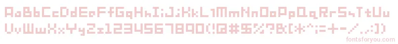 Sg08 Font – Pink Fonts on White Background