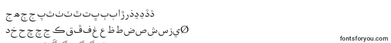 Czcionka MicrosoftUighur – czcionki sindhi