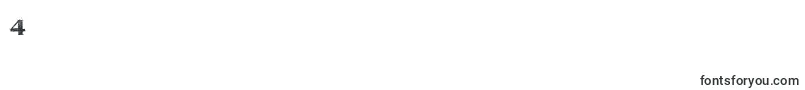 Karabine Font – Fonts for Digit 4
