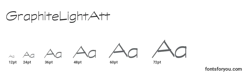 Размеры шрифта GraphiteLightAtt