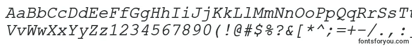 ErKurier866Italic Font – Fonts for KOMPAS-3D