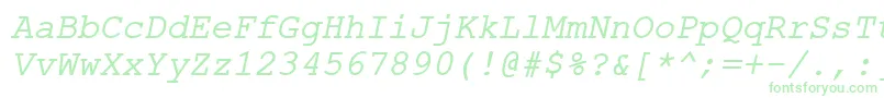 fuente ErKurier866Italic – Fuentes Verdes