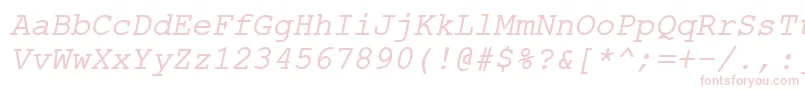 ErKurier866Italic Font – Pink Fonts