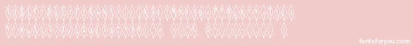 TeryleneTop Font – White Fonts on Pink Background