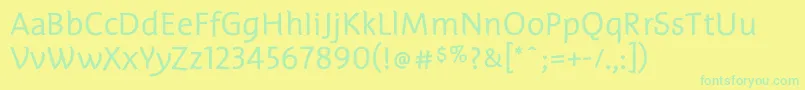 More about EdificeclassicTb Font EdificeclassicTb Font – Green Fonts on Yellow Background