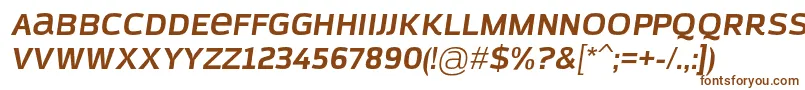 AzoftSansBoldItalic Font – Brown Fonts