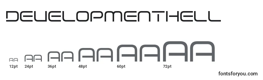 DevelopmentHell Font Sizes