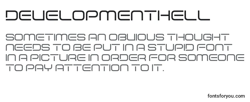 DevelopmentHell Font