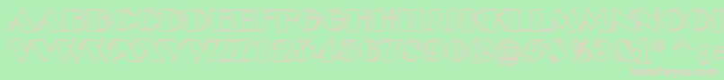 ABenttitulotl Font – Pink Fonts on Green Background