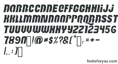 Reactive font – stencil Fonts