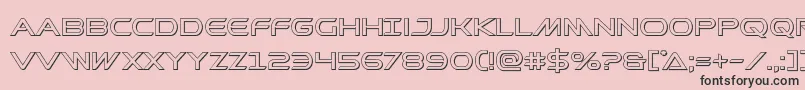 Prometheanout Font – Black Fonts on Pink Background