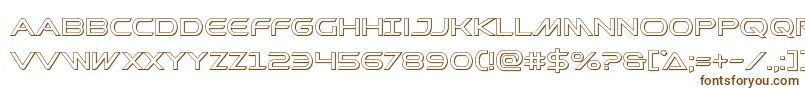 Шрифт Prometheanout – коричневые шрифты