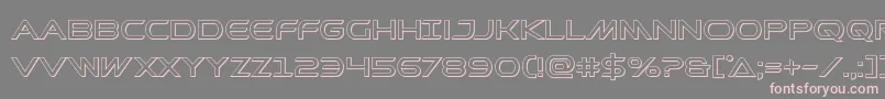 Prometheanout Font – Pink Fonts on Gray Background