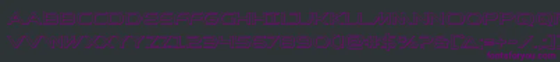 Prometheanout Font – Purple Fonts on Black Background
