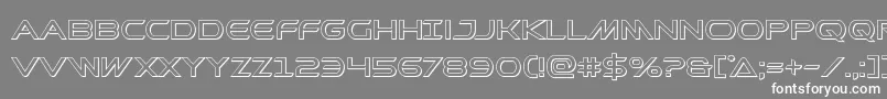 Prometheanout Font – White Fonts on Gray Background