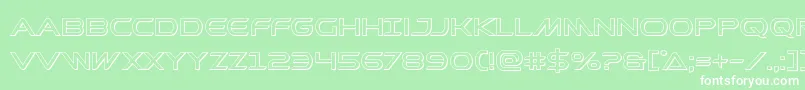 Prometheanout Font – White Fonts on Green Background