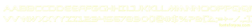 Prometheanout Font – Yellow Fonts on White Background