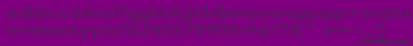 LinotypePunktBold-fontti – mustat fontit violetilla taustalla