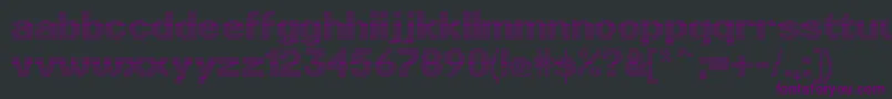 LinotypePunktBold Font – Purple Fonts on Black Background