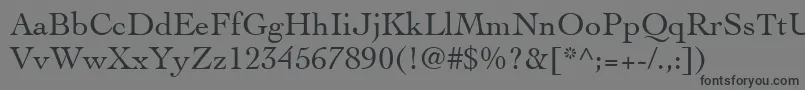 CochinLt Font – Black Fonts on Gray Background