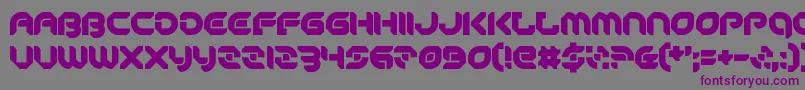 PeaceAndEquality Font – Purple Fonts on Gray Background