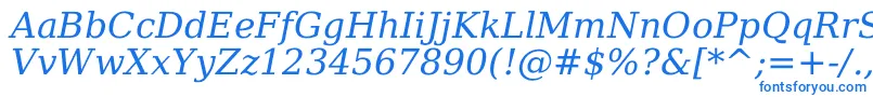 Dejavuserif Italic Font – Blue Fonts