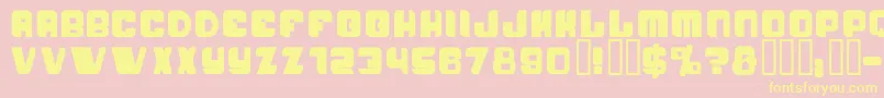 More about PasseigB Font PasseigB Font – Yellow Fonts on Pink Background
