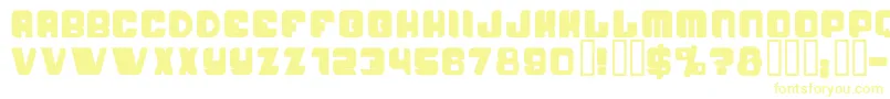 PasseigB-fontti – keltaiset fontit