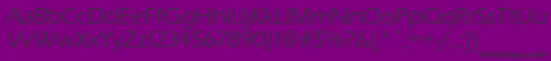 Erasbookc Font – Black Fonts on Purple Background