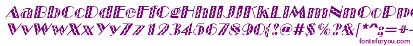 Lisätietoja MarqueeflashItalic-fontista MarqueeflashItalic-fontti – violetit fontit valkoisella taustalla