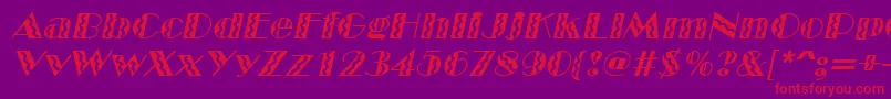 Подробнее о шрифте MarqueeflashItalic Шрифт MarqueeflashItalic – красные шрифты на фиолетовом фоне