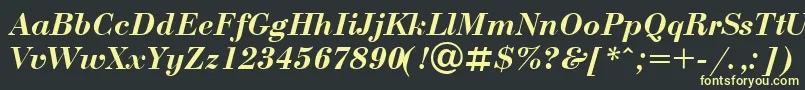 More about Bdn4 Font Bdn4 Font – Yellow Fonts on Black Background