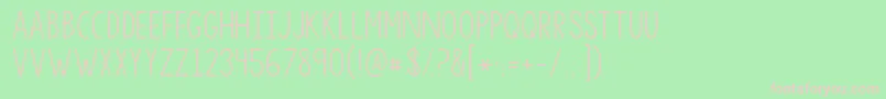 Kgsorrynotsorry Font – Pink Fonts on Green Background