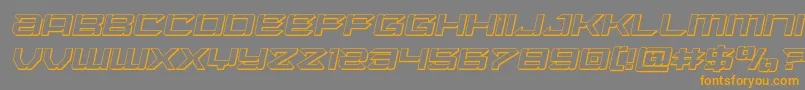 Más sobre la fuente Laserwolf3Dital fuente Laserwolf3Dital – Fuentes Naranjas Sobre Fondo Gris